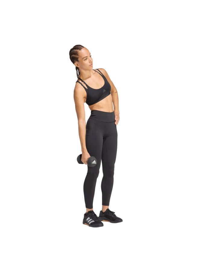 Adidas Optime Workout Full Length Leggings - Image 5